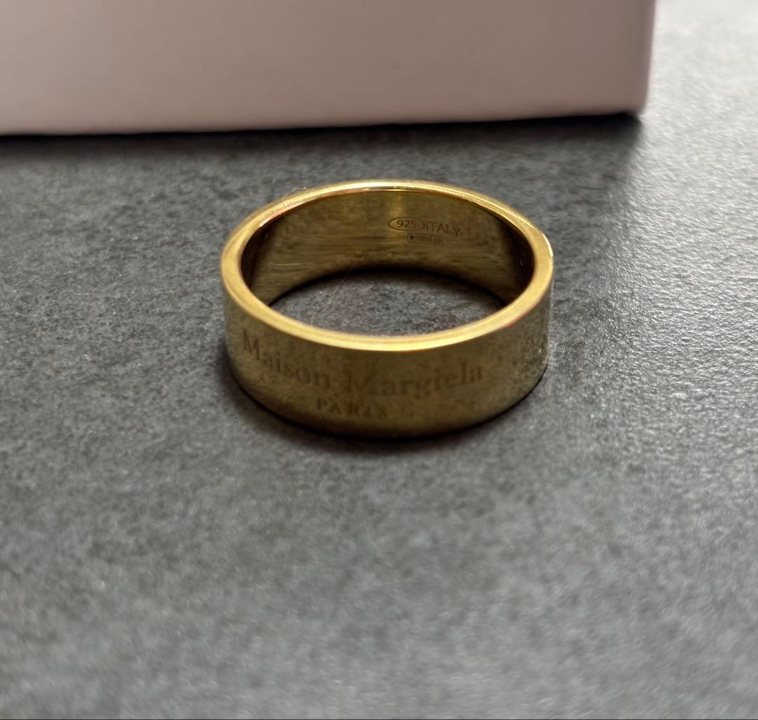 未使用 Maison Margiela ゴールド リング シルバー925 指輪
