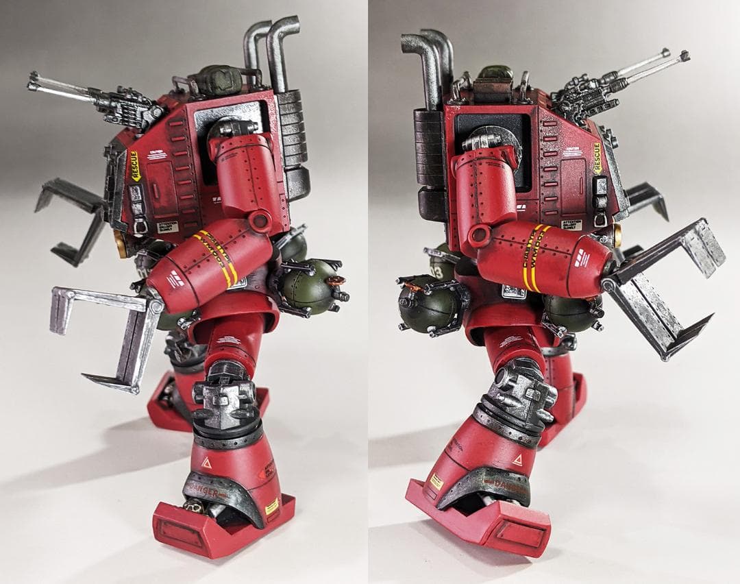 プラモデル　1/100 クラブタイプ（戦闘メカザブングル）組立塗装済