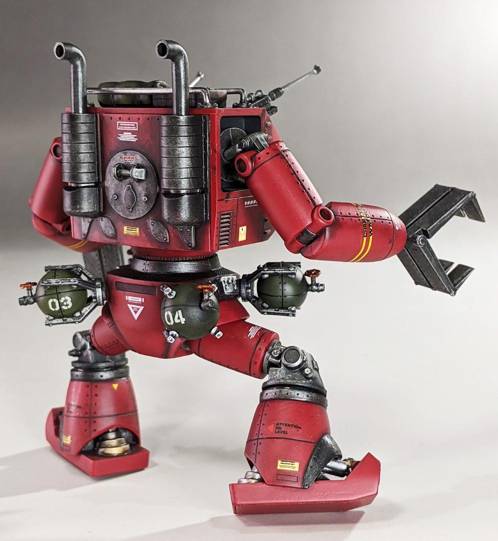 プラモデル　1/100 クラブタイプ（戦闘メカザブングル）組立塗装済