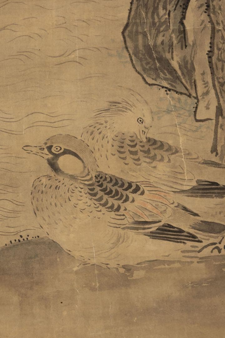 中国の古畫　墨鴛鴦