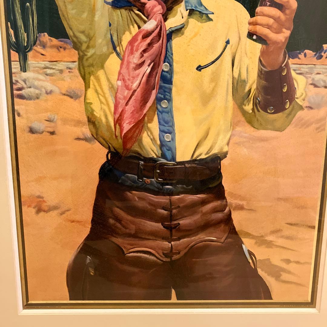 コカコーラ　アンティークポスター