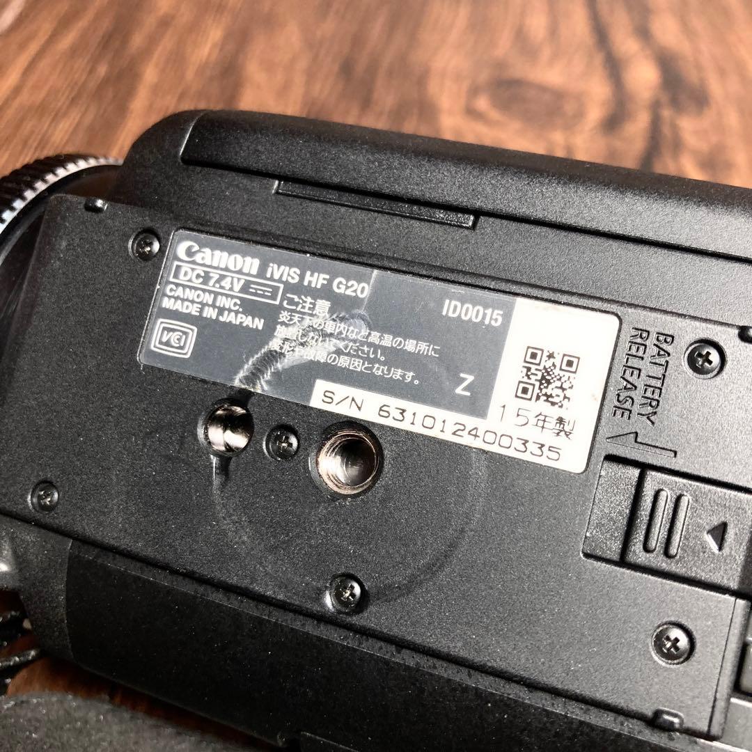 Canon ビデオカメラ ハンディカム IVIS HF G20 2015年製