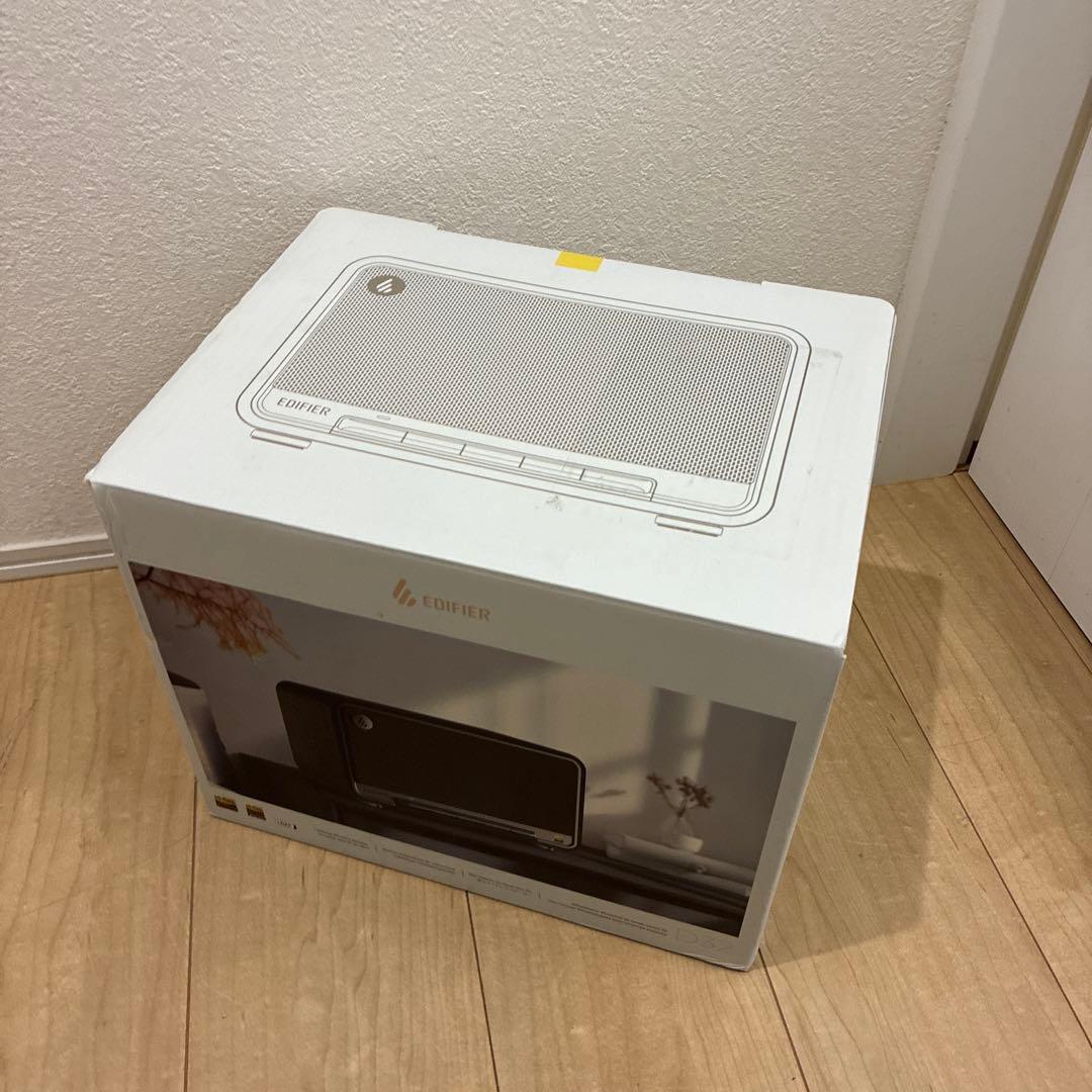 EDIFIER D32 ワイヤレススピーカー　木目　黒ブラック