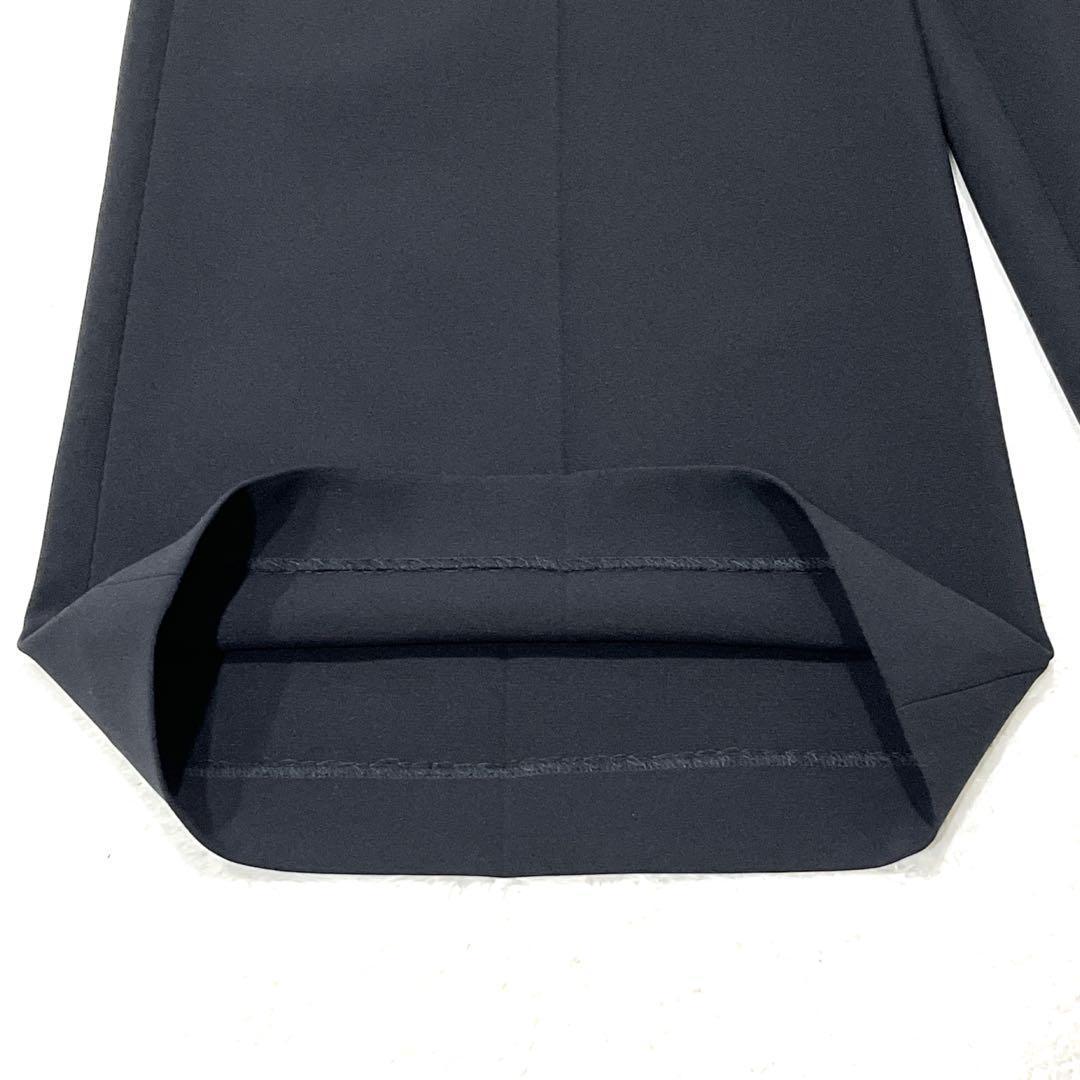 【新品タグ付 現行 サイズXL】セオリー ワイドクロップドパンツ ブラック