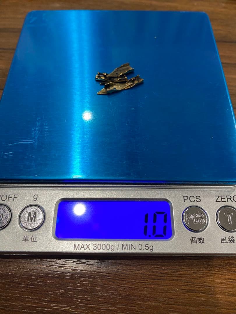 ゴールド14K 万年筆のペン先4本分ニブ　1.0g