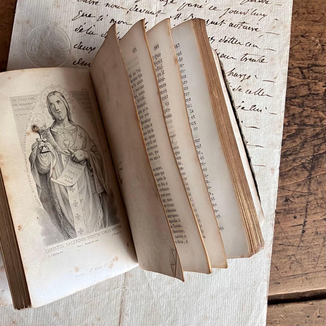 フランス アンティーク 祈祷書 missel 古書