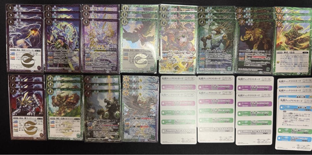 元始の契約神イザナギ&イザナミデッキパーツ各3枚セット