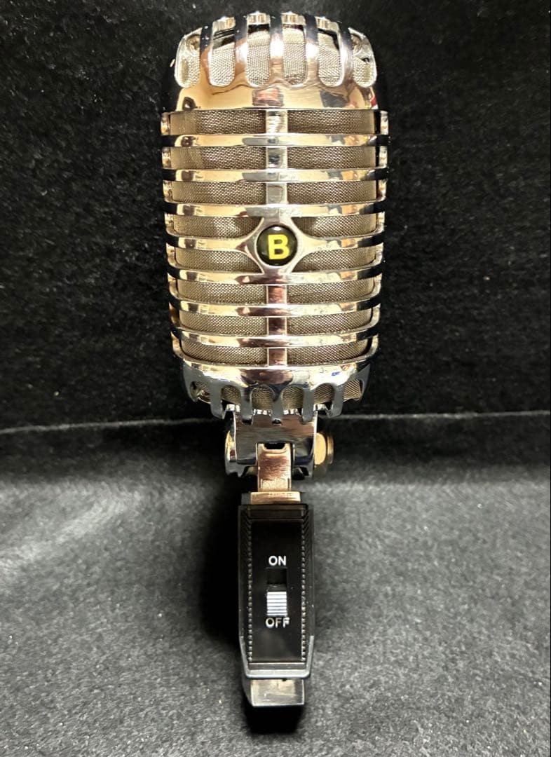 ガイコツマイク　ボーカルマイク　ロカビリー　マイクコード　付き