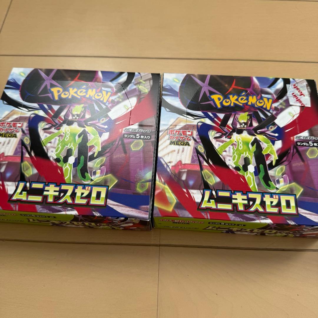 ポケモンカードゲーム MEGA ムニキスゼロ 2BOXシュリンク無し