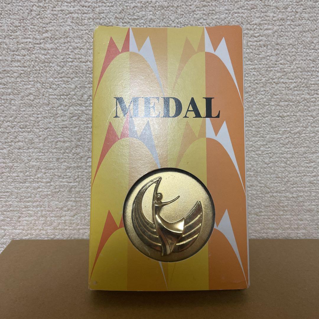 第５回日本ワインディング選手権のゴールド賞メダル、記念品です