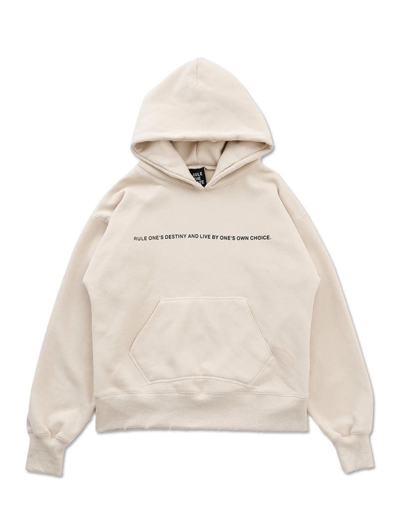 RULE THE TATE ベージュ パーカー サイズ2