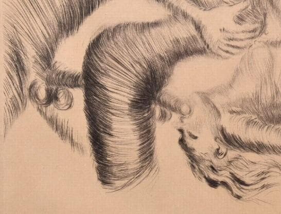 ★処分価格★【真作】★金子國義 / 銅版画・手彩色 / 金子国義★