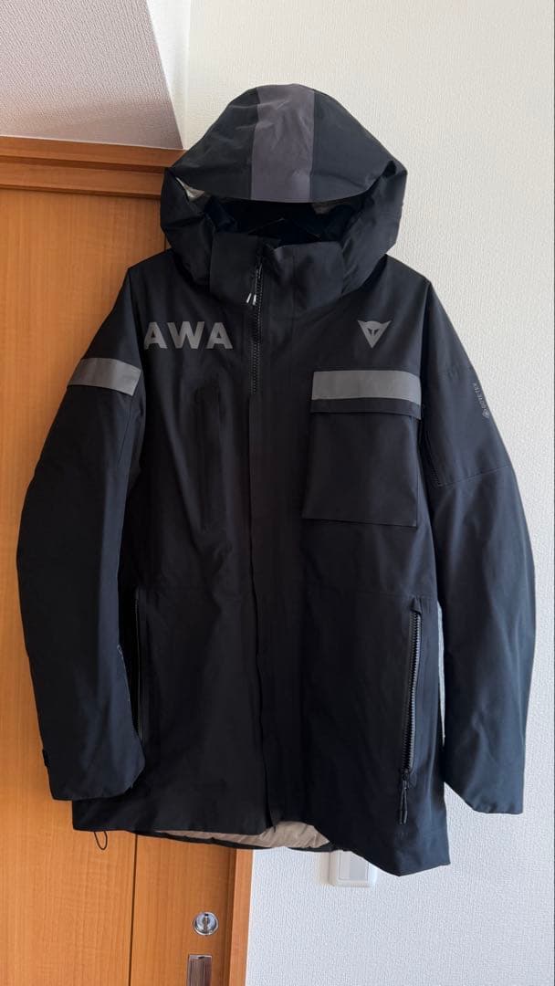 希少美品ダイネーゼDAINESE AWA BLACK PARKAスノボ スキーL