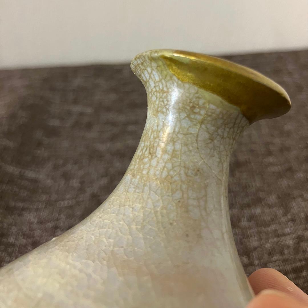 李朝酒器　徳利　奈良蔵出し　高麗青磁