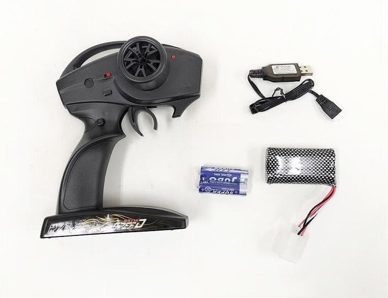 ターボ機能付 1/10 ドリフトラジコンカー D001 赤