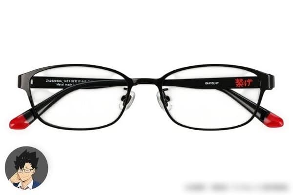 未使用　ハイキュー　Zoff　黒尾鉄朗　モデル　ウェリントン型　メガネ　送料込