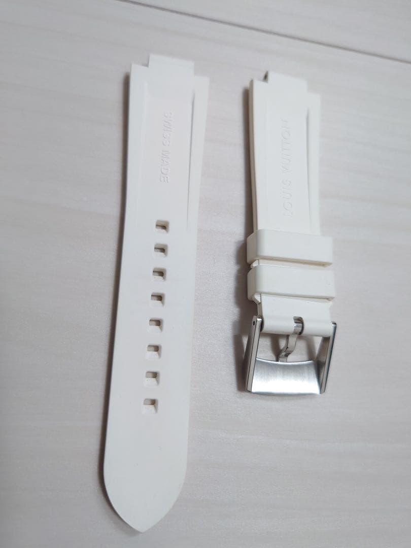 Louis Vuitton タンブール用ラバーベルト 白