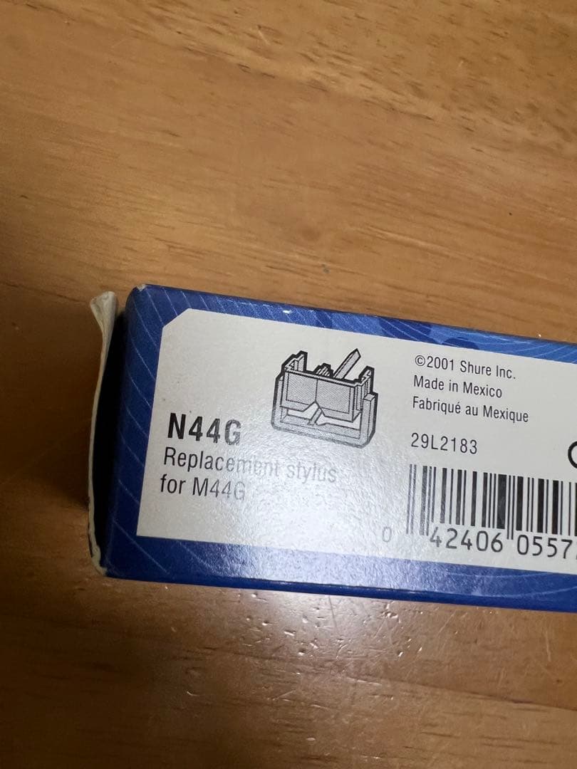 中古品SURE N44G レコード針2001年 Mexico製