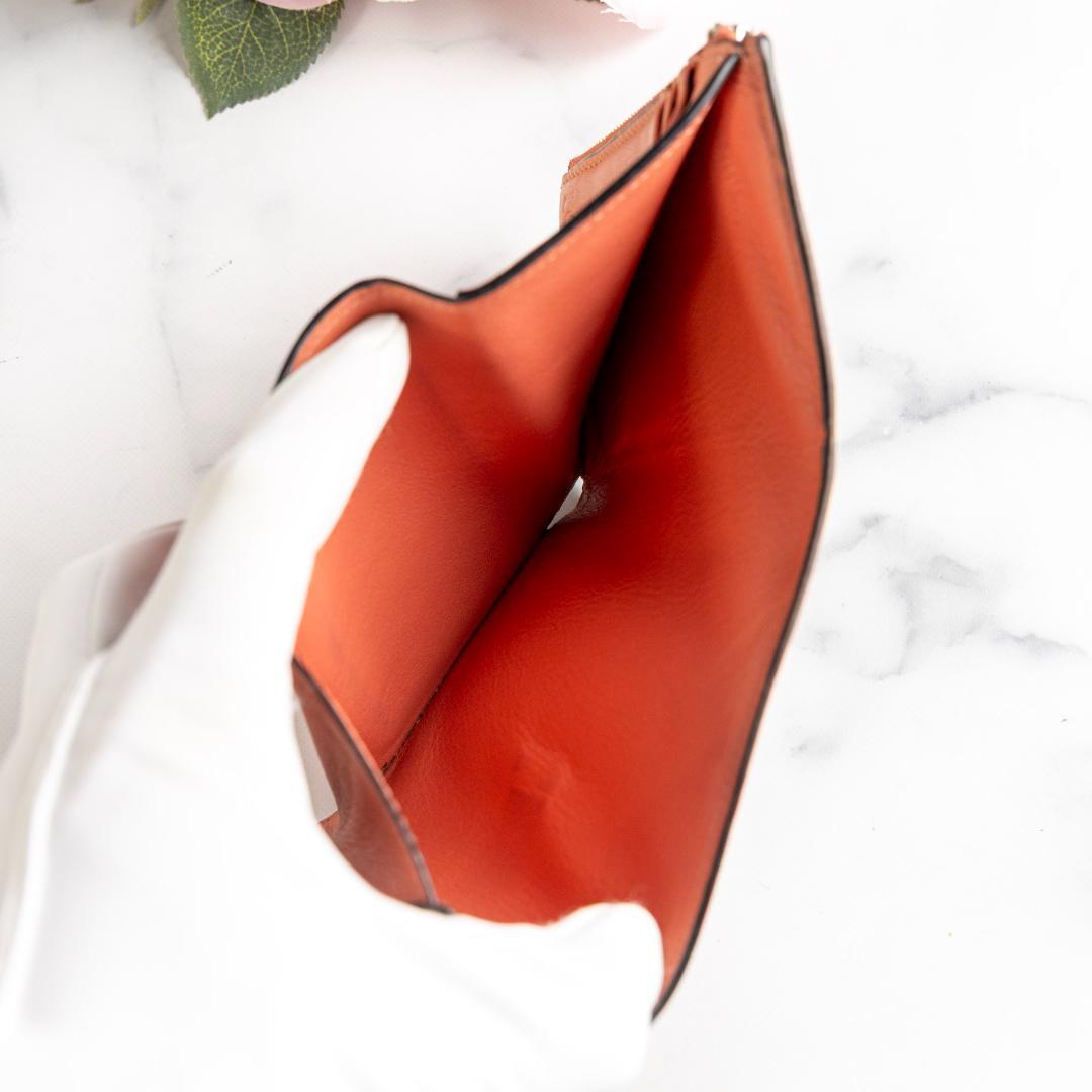 【美品】 LOEWE 三つ折り財布 スモールバーティカルウォレット