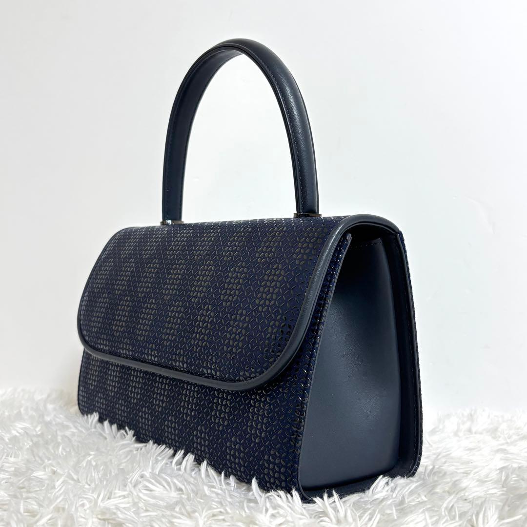 【極美品】 印傳屋 INDEN-YA ハンドバッグ 漆塗り 鹿革 フォーマル