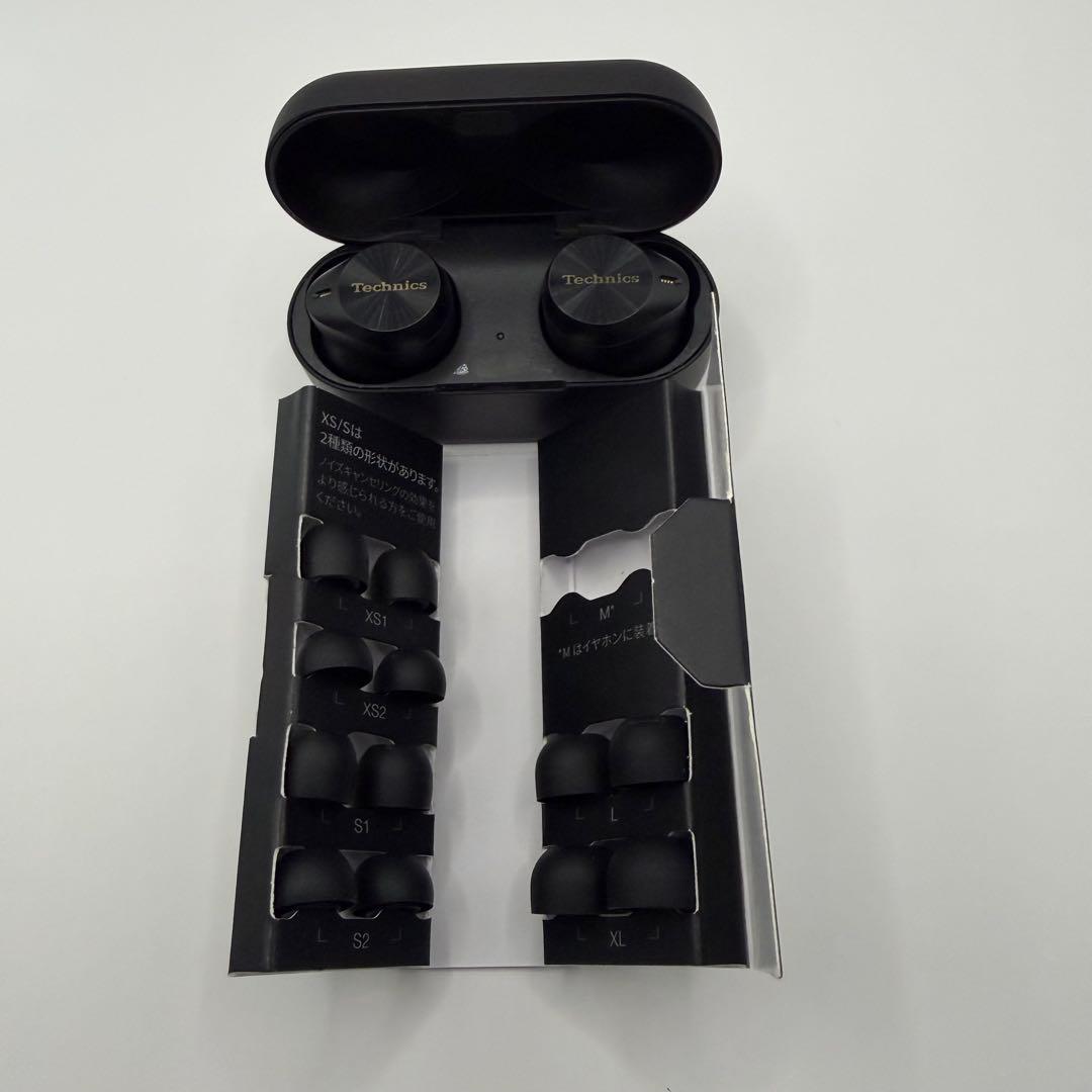 Technics AZ80 ワイヤレスイヤホン ブラック(シリコンケース付き)