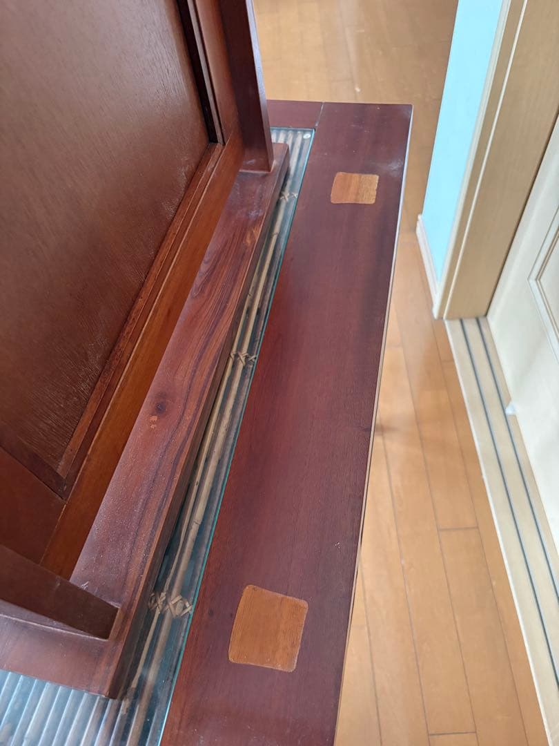 タイ産 木製ドレッサー ミラー 鏡台