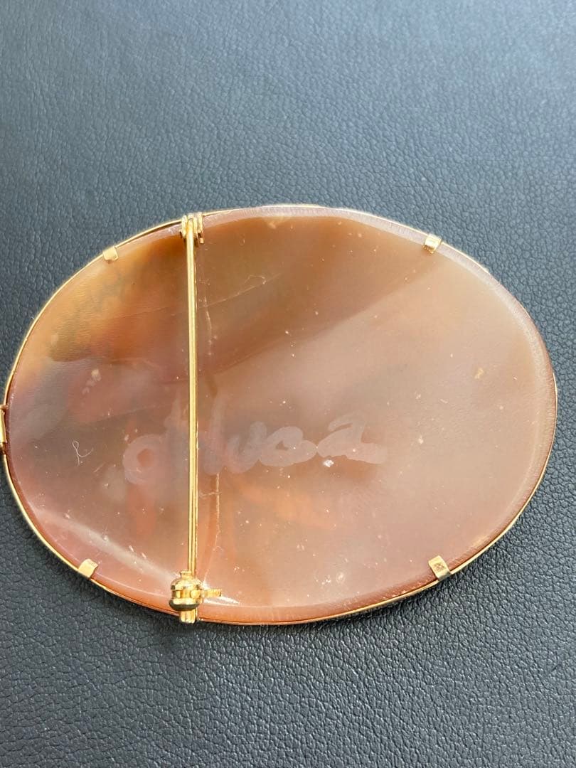 ✤作家ものシェルカメオ✤18金✤2ways