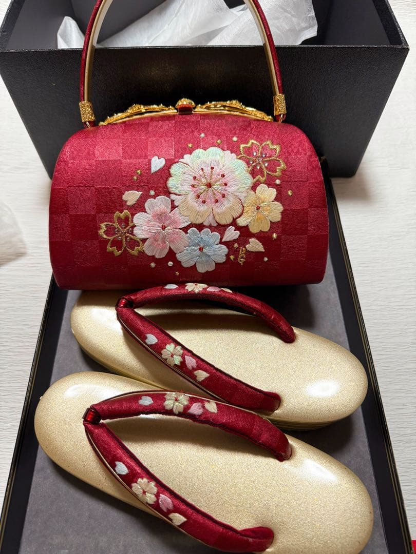 No.15 成人式草履バッグセット　振袖用