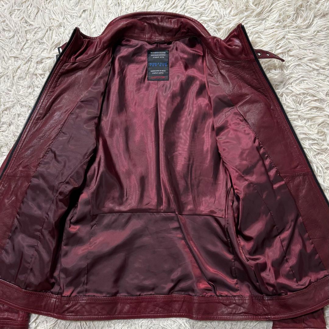 希少カラー　NICOLE CLUB FOR MEN シングルライダース　46