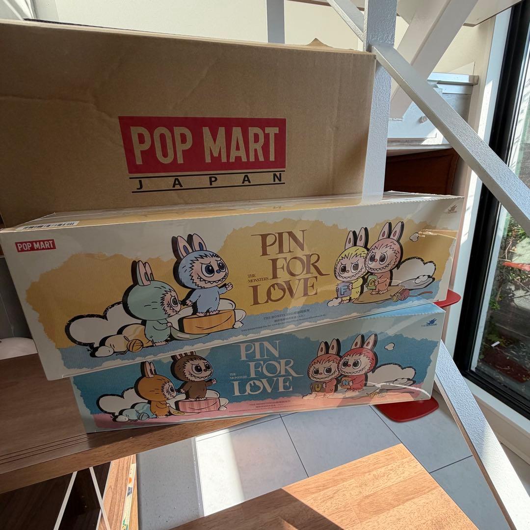 POP MART イニシャル ラブブ PIN FOR LOVE 2箱28個セット
