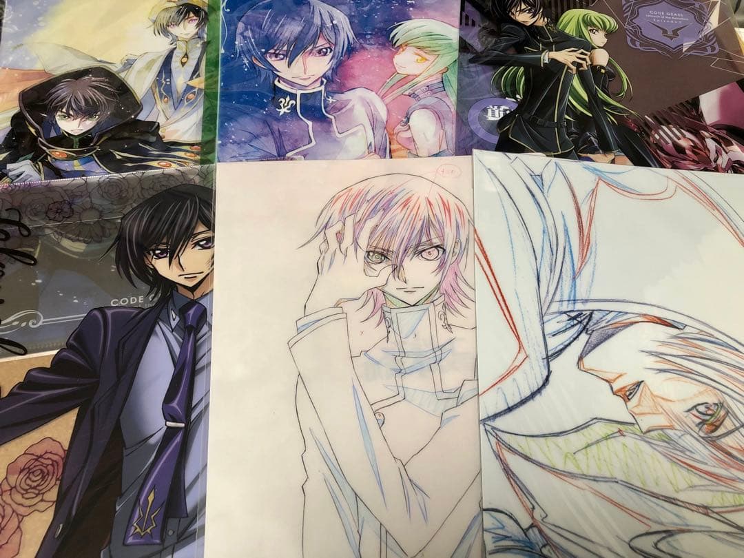 コードギアス クリアファイル 6枚 セット