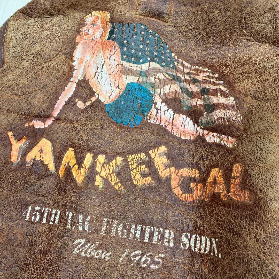 ☆ AVIREX 希少 Yankee Gal B-3フライトジャケット USA製