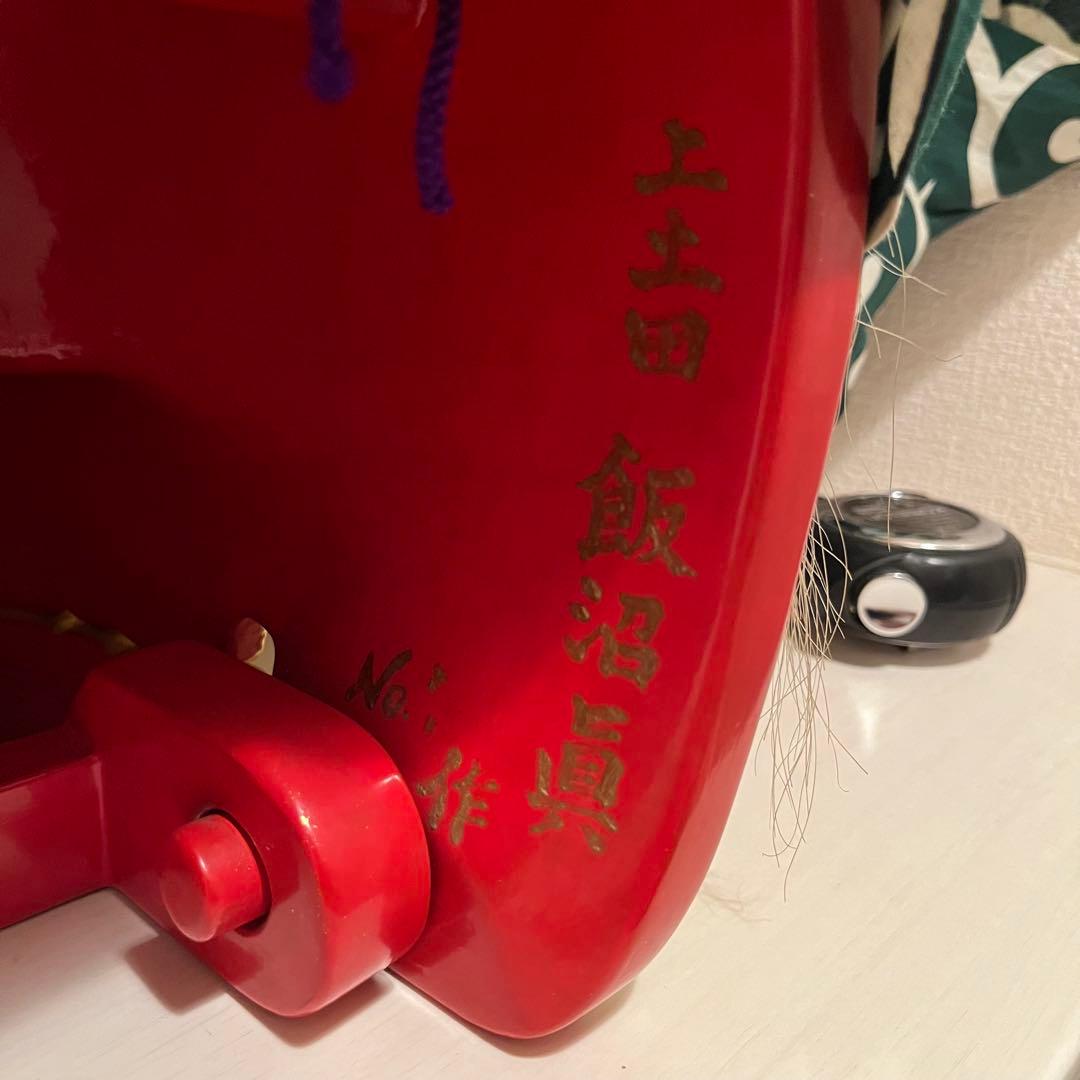 【希少】　獅子舞　獅子頭　金箔　木彫　魔除け　金彩　古美術　木製 木彫 お祭り