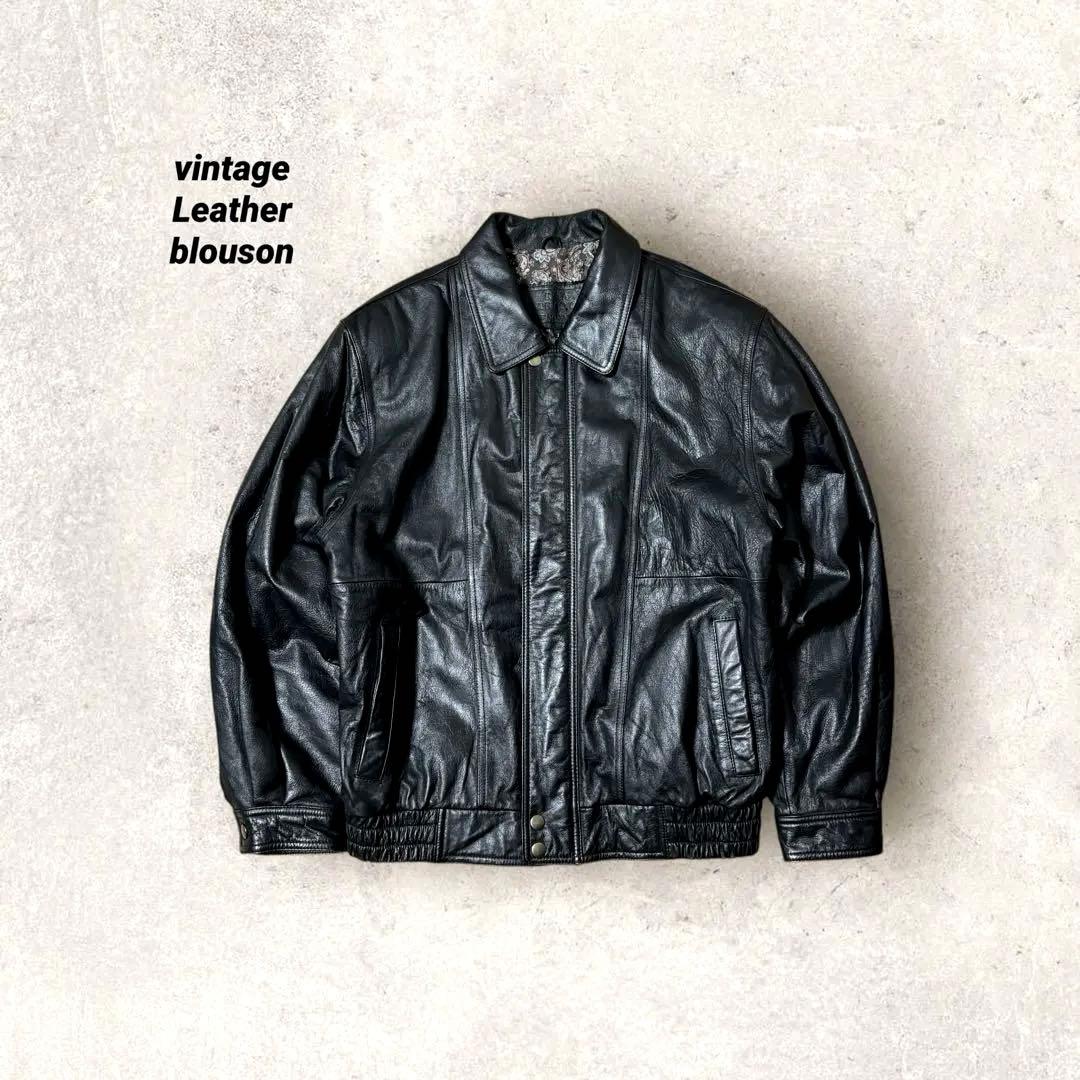 ジャケット・アウター vintage G-1 Leather blouson sullen BLK L