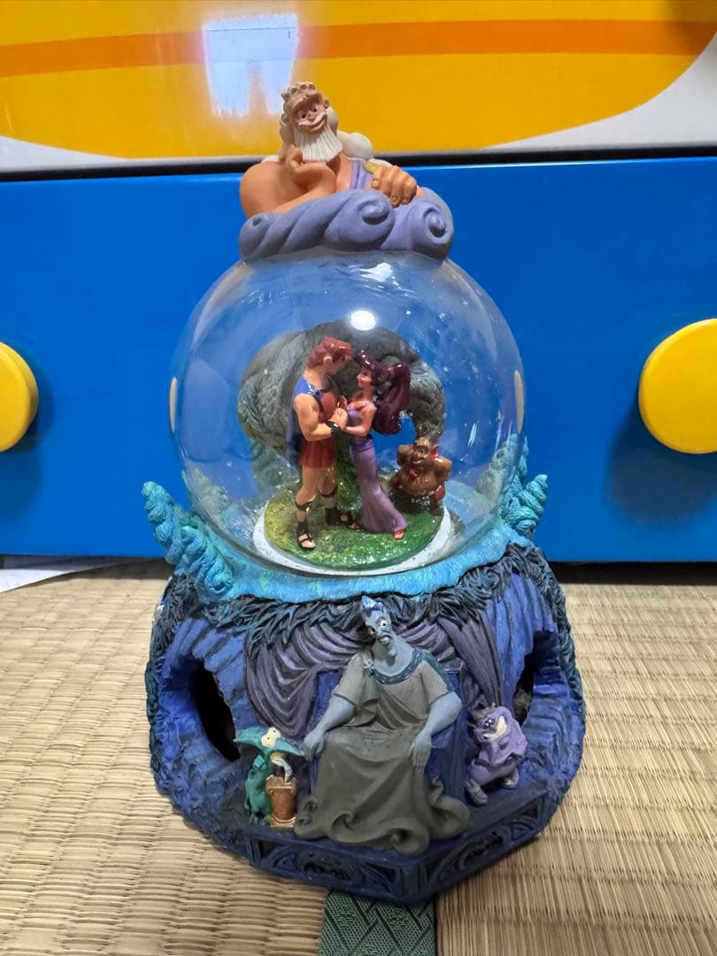 超希少⭐︎ディズニーヘラクレス オルゴールスノードーム