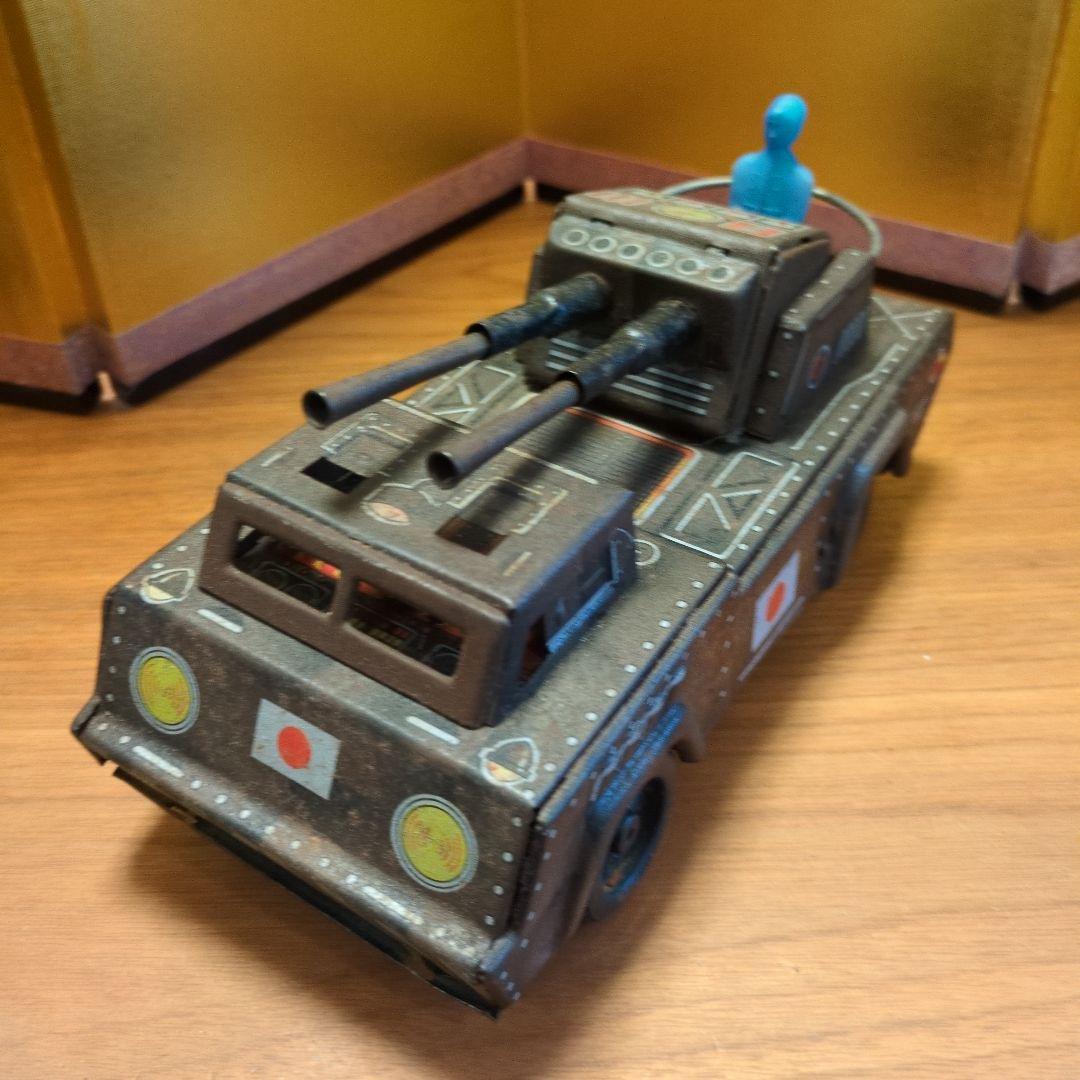 日本軍の戦車 ブリキ 希少 レア 当時物