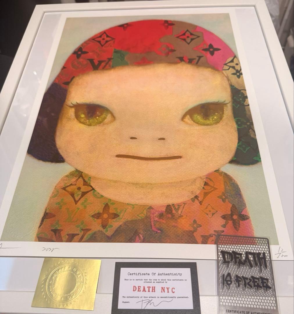 DEATH NYC 世界限定100枚　現代アートポスター　奈良美智　ヴィトン