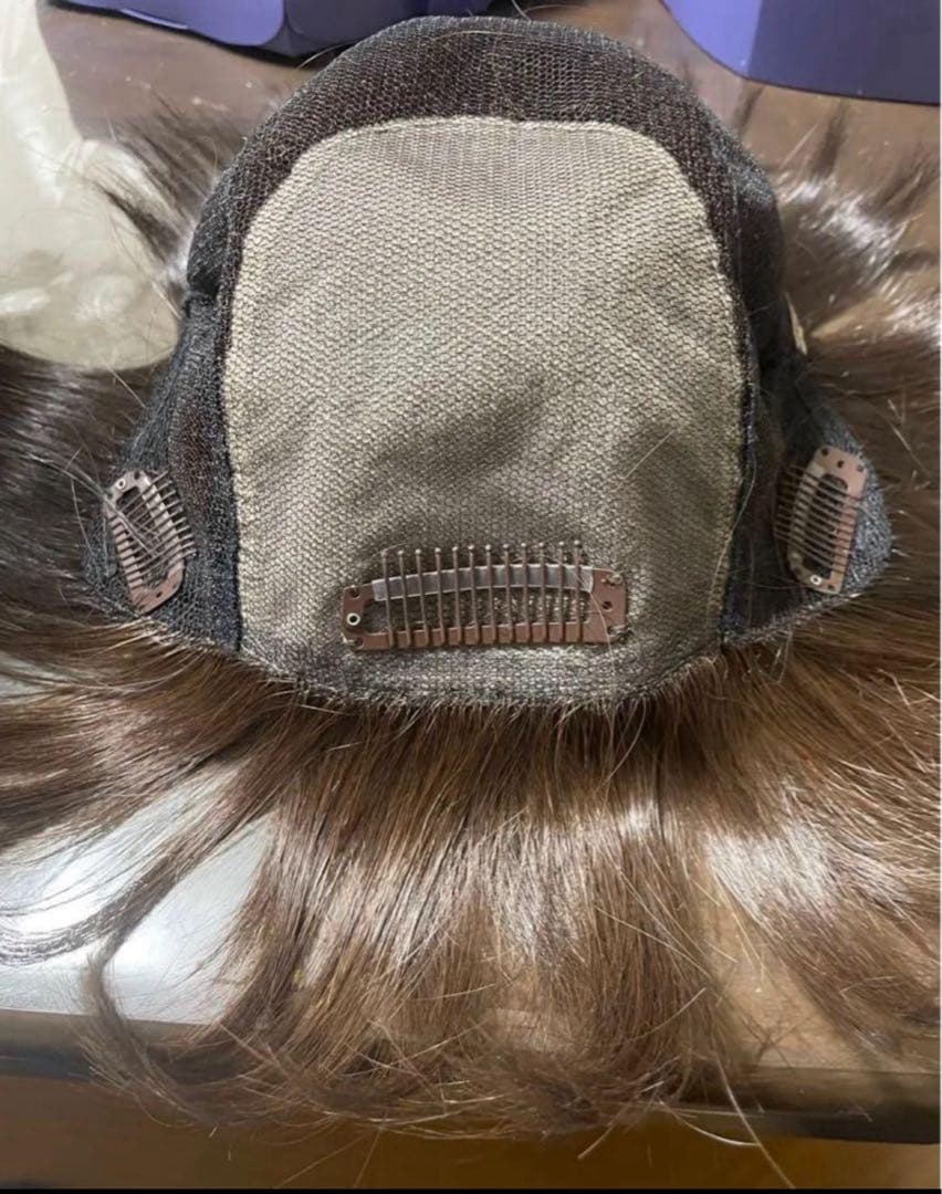 アデランス フォンテーヌ バランプレミアム 栗色 ハーフウィッグ 未使用に近い