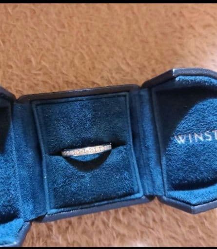 最終価格HARRY WINSTON フルエタニティー ダイヤモンドリング