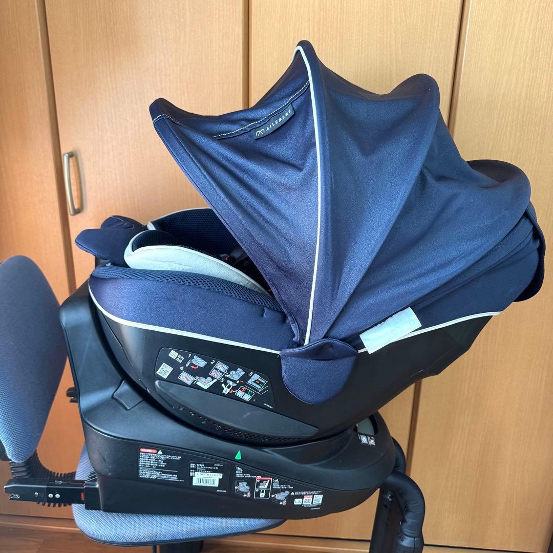 【極美品】エールべべ クルット5i グランス ISOFIX チャイルドシート