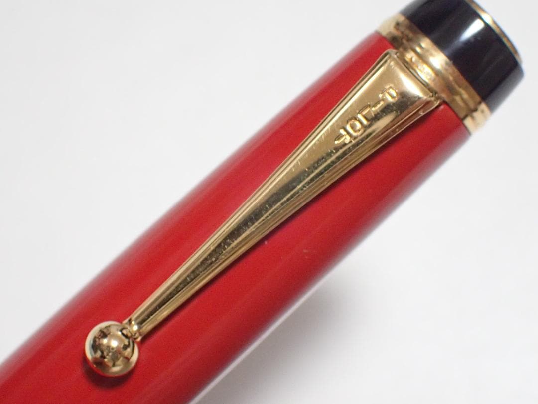 【美品】PILOT パイロット カスタム 845 URUSHI 朱 ペン先18K