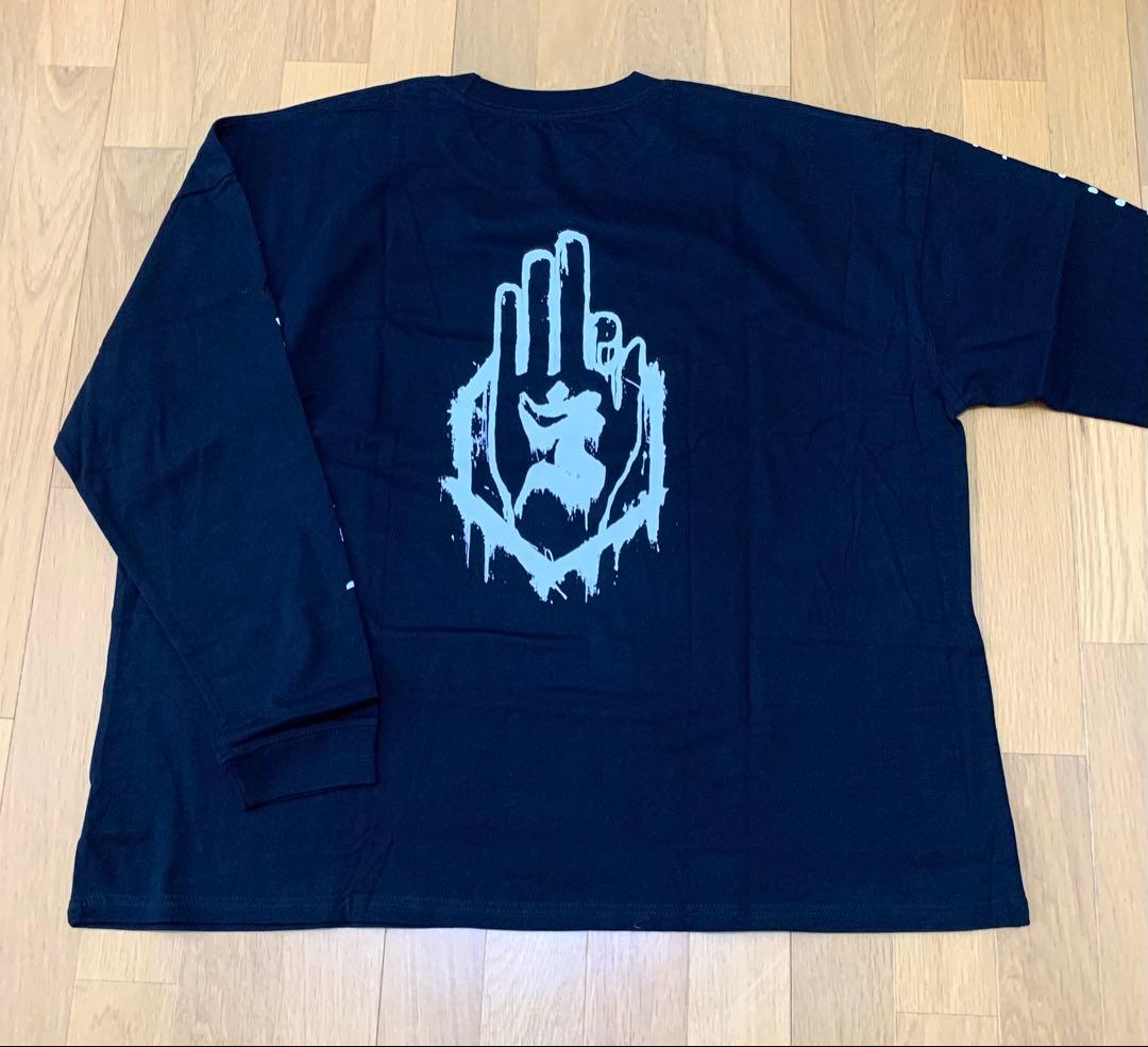 真天地開闢集団 ジグザグ 参拝装束 定番 ロングTシャツ 黒