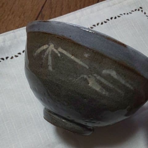 抹茶茶碗 佐久間藤太郎 益子焼 共箱あり