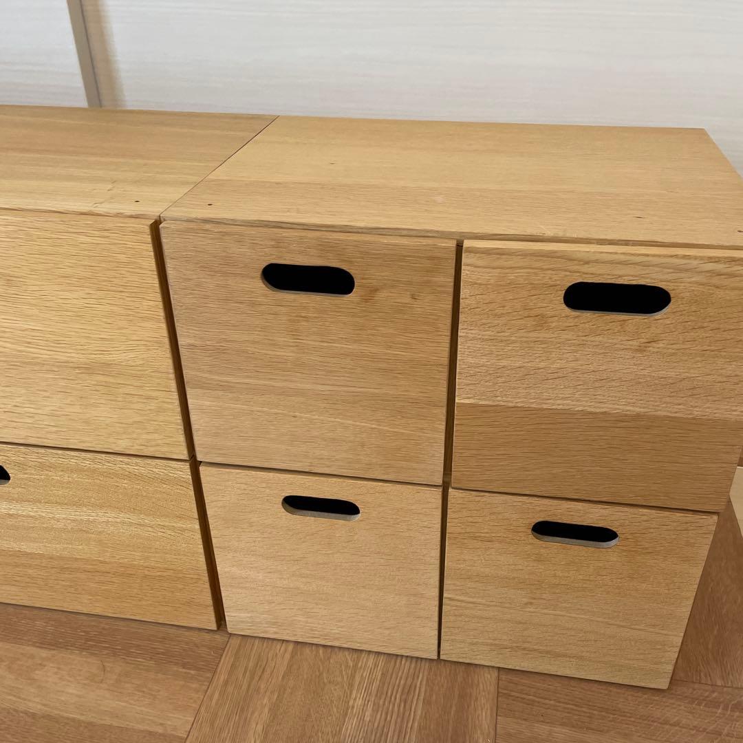 さんちゃん 無印良品 スタッキングチェスト 3組セット