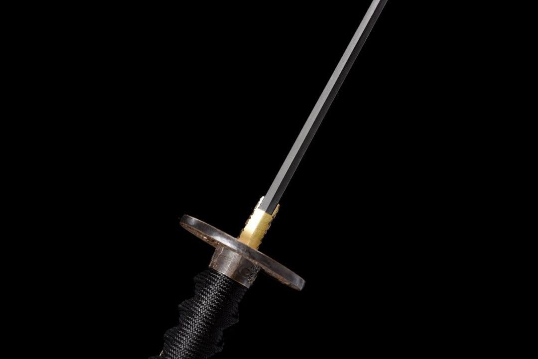 1058-武具 刀装具 日本刀　模造刀 居合刀 武士道 武蔵 鑑賞用 手鍛造打