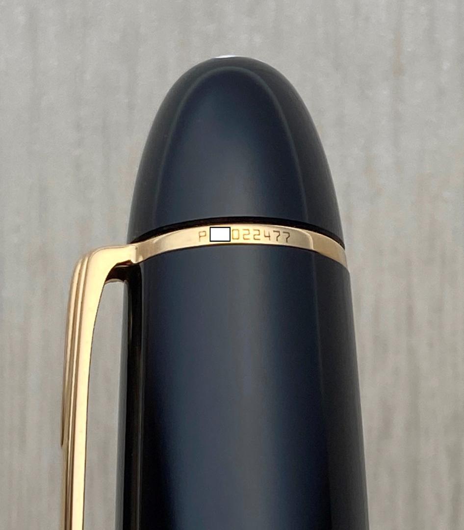 超美品 モンブラン 149 18K (EF) 極細750 万年筆 インク・付属品