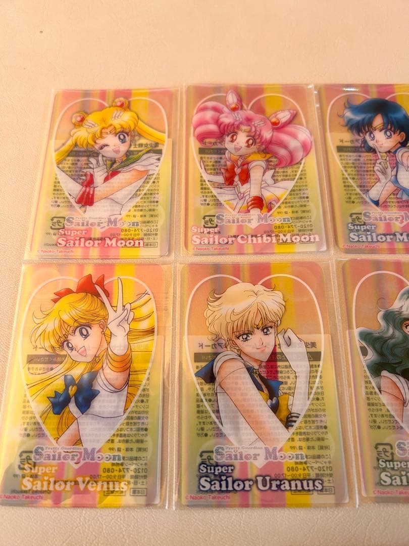 セーラームーン 明治 コラボ クリアカード コンプリート 全種類
