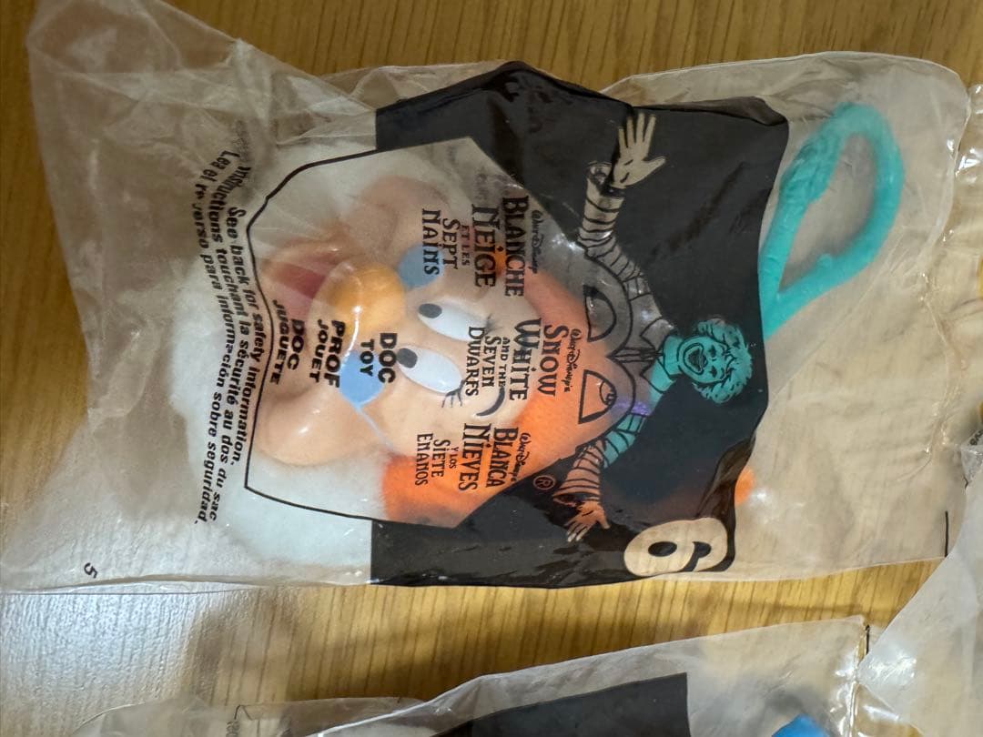 アメリカ マクドナルド ミールトイ 白雪姫 七人の小人 コンプリートセット