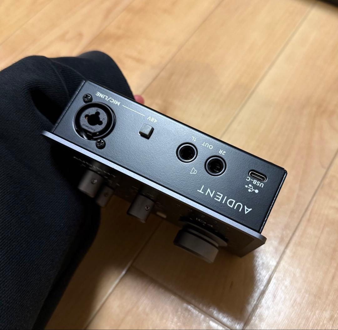 【ほぼ新品】AUDIENT iD4mkII オーディオインターフェイス