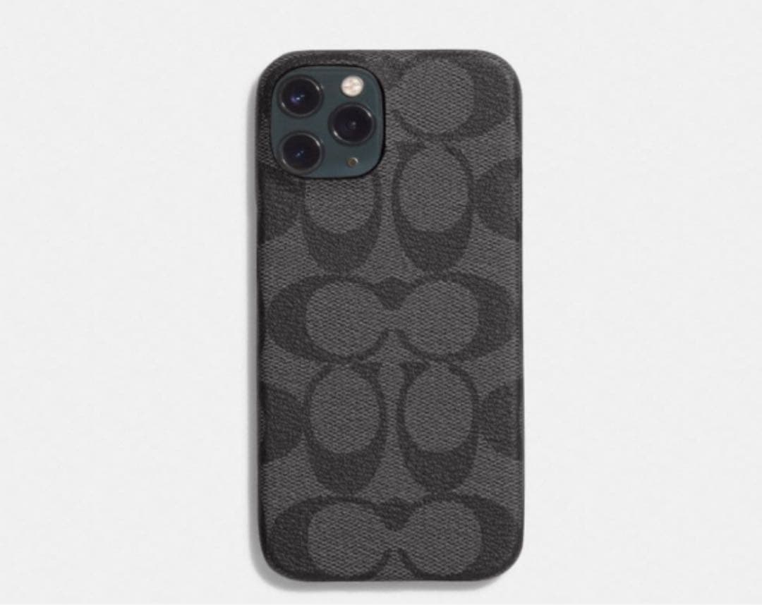COACH iPhone13 pro ケース C8023 GRAPHITE 1